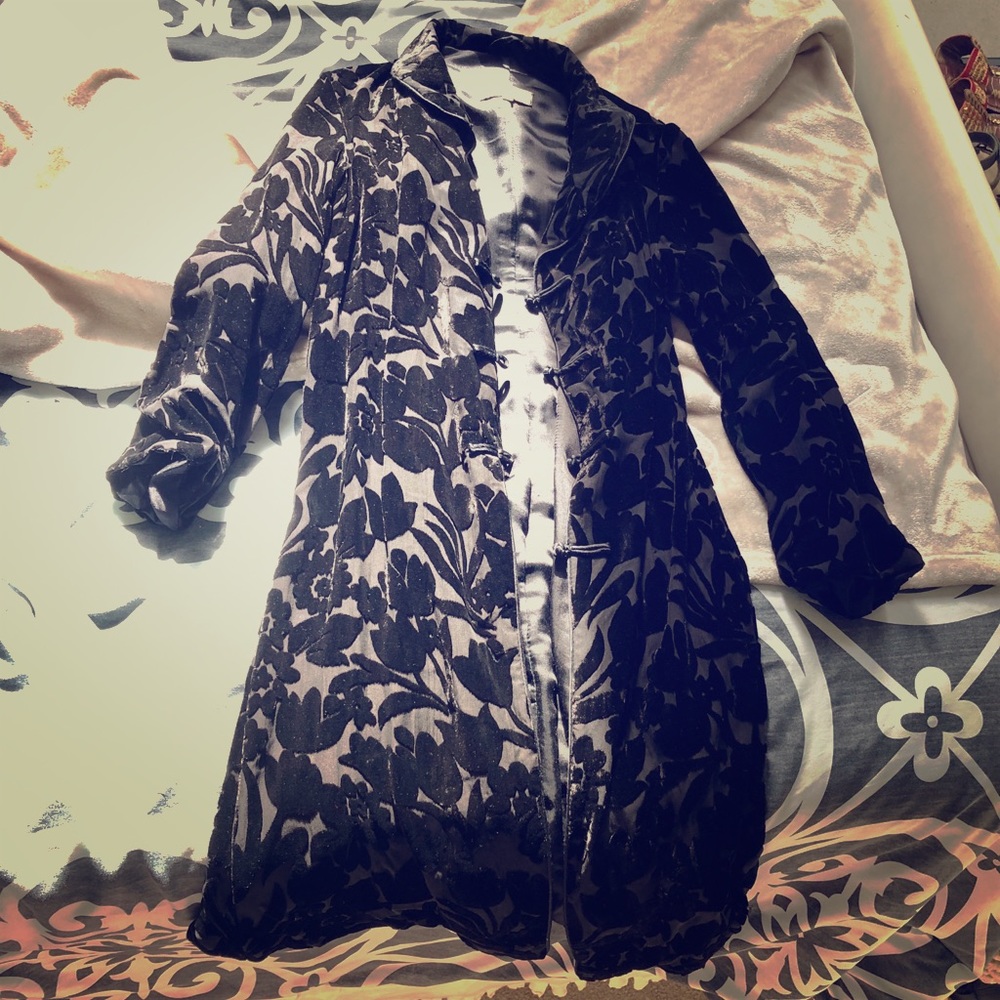 Vintage Tiger velvet long jacket